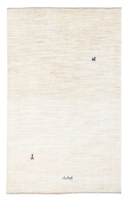 Tapis Gabbeh - Persan - 163 x 110 cm - gris clair