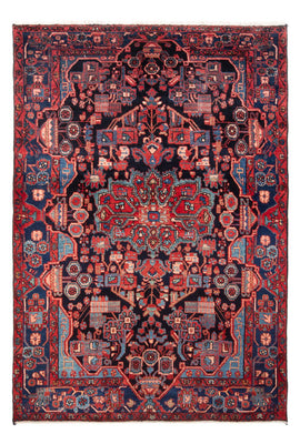 Tapis persan - Nomadic - 214 x 147 cm - bleu foncé