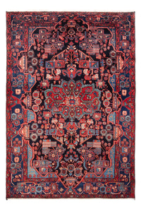 Tapis persan - Nomadic - 214 x 147 cm - bleu foncé