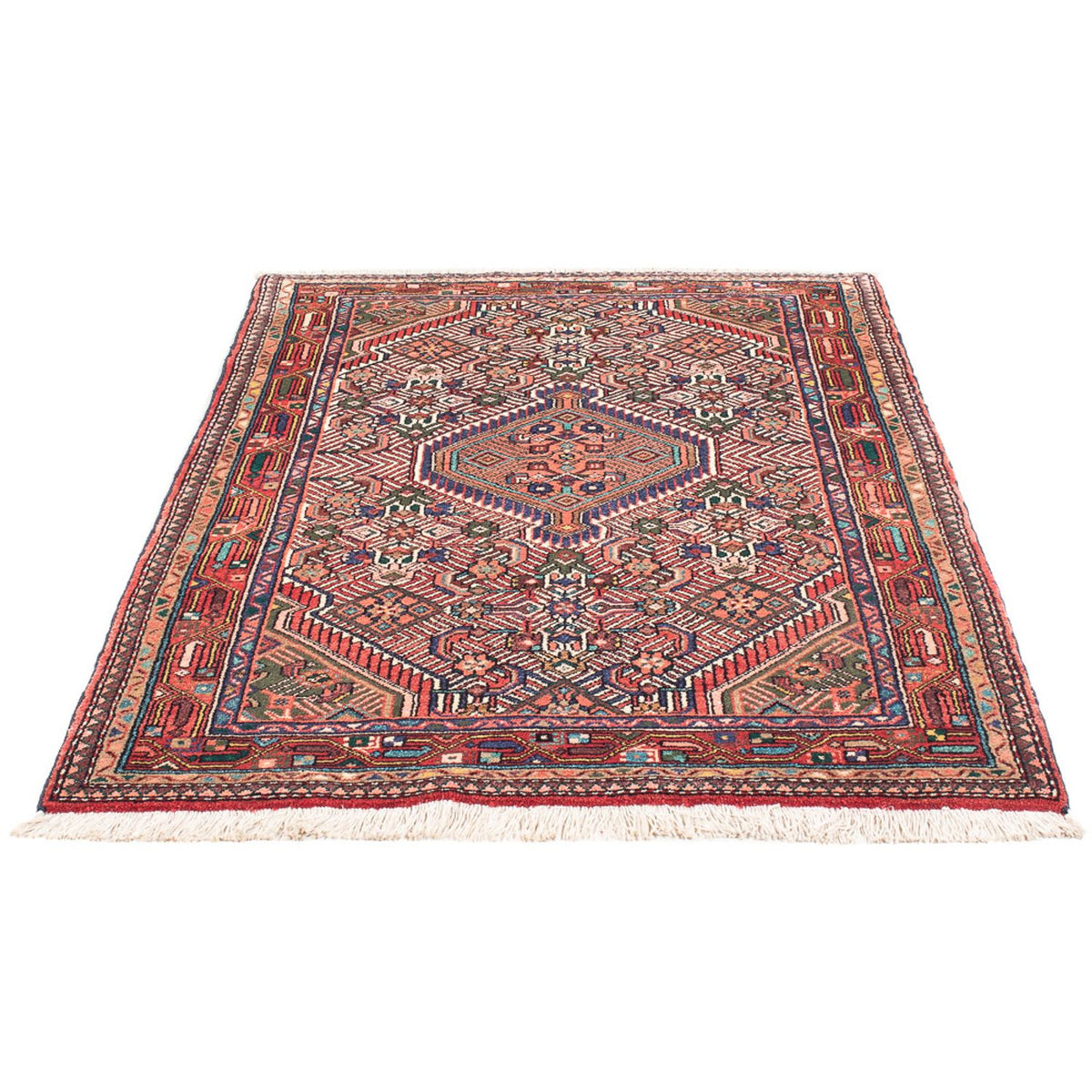 Tapis persan - Nomadic - 163 x 105 cm - rouge