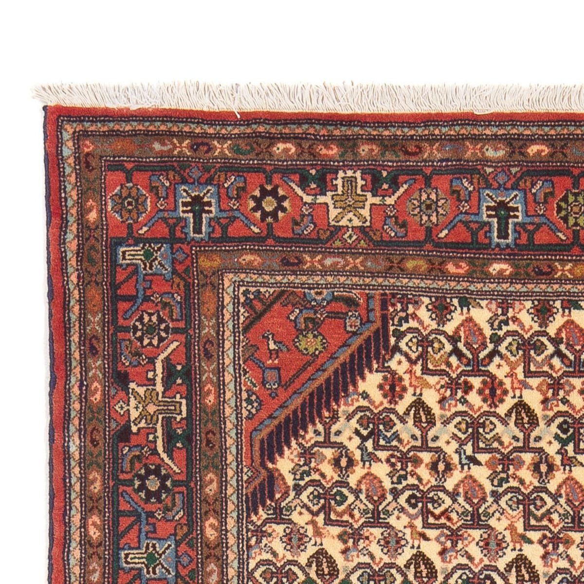 Tapis persan - Nomadic - 202 x 137 cm - crème