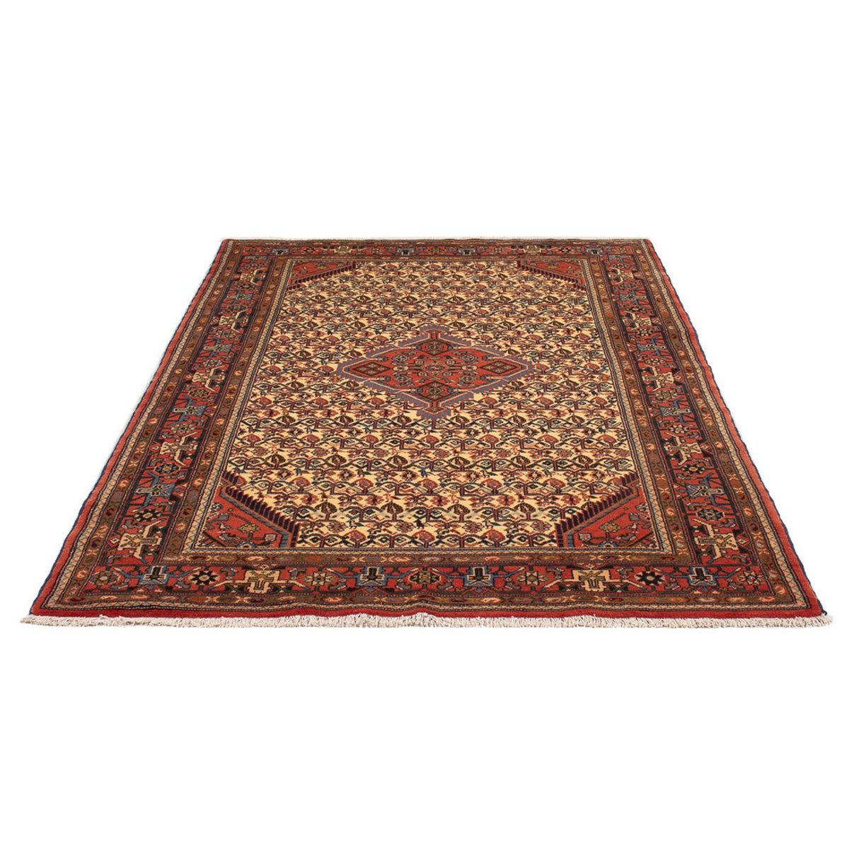 Tapis persan - Nomadic - 202 x 137 cm - crème