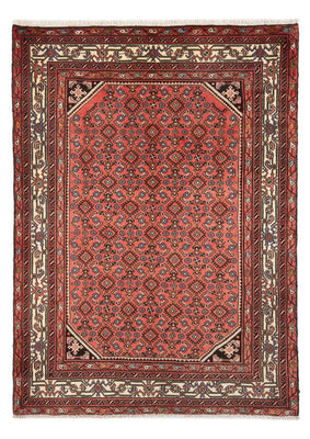 Tapis persan - Nomadic - 196 x 144 cm - rouge