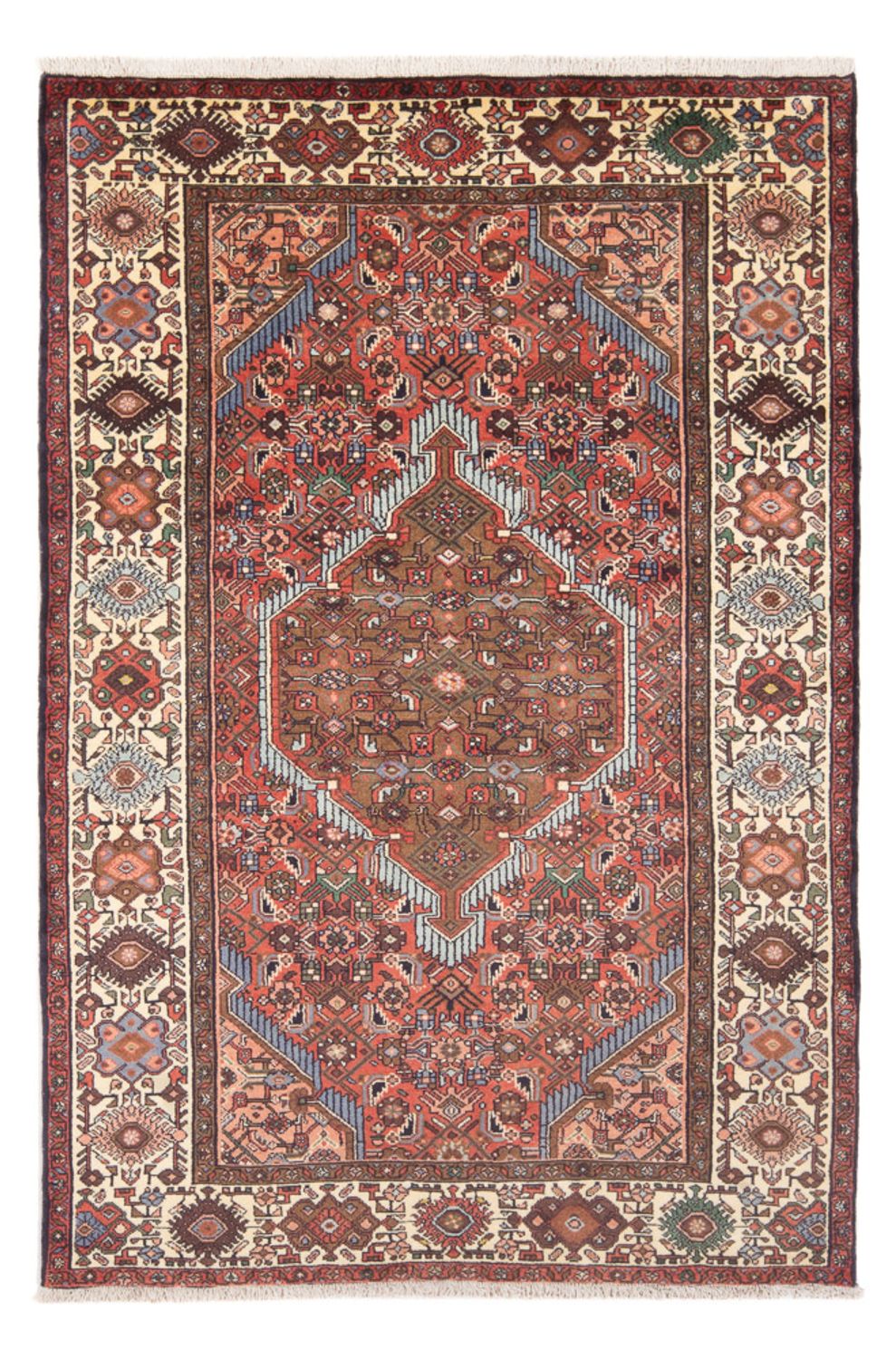 Tapis persan - Nomadic - 200 x 128 cm - rouge