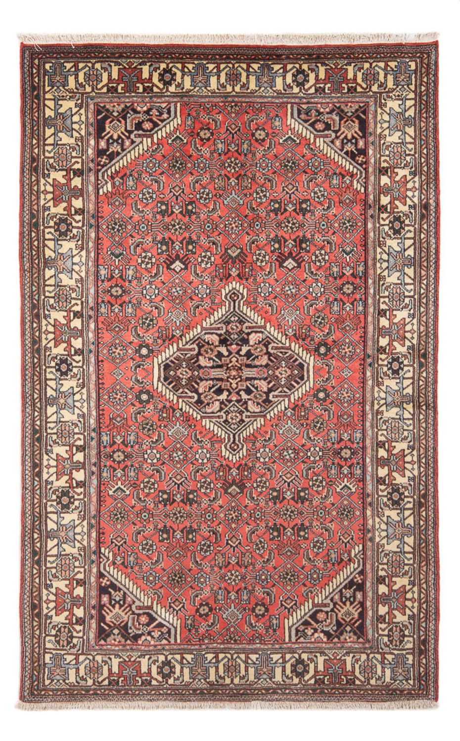 Tapis persan - Nomadic - 160 x 125 cm - rouge