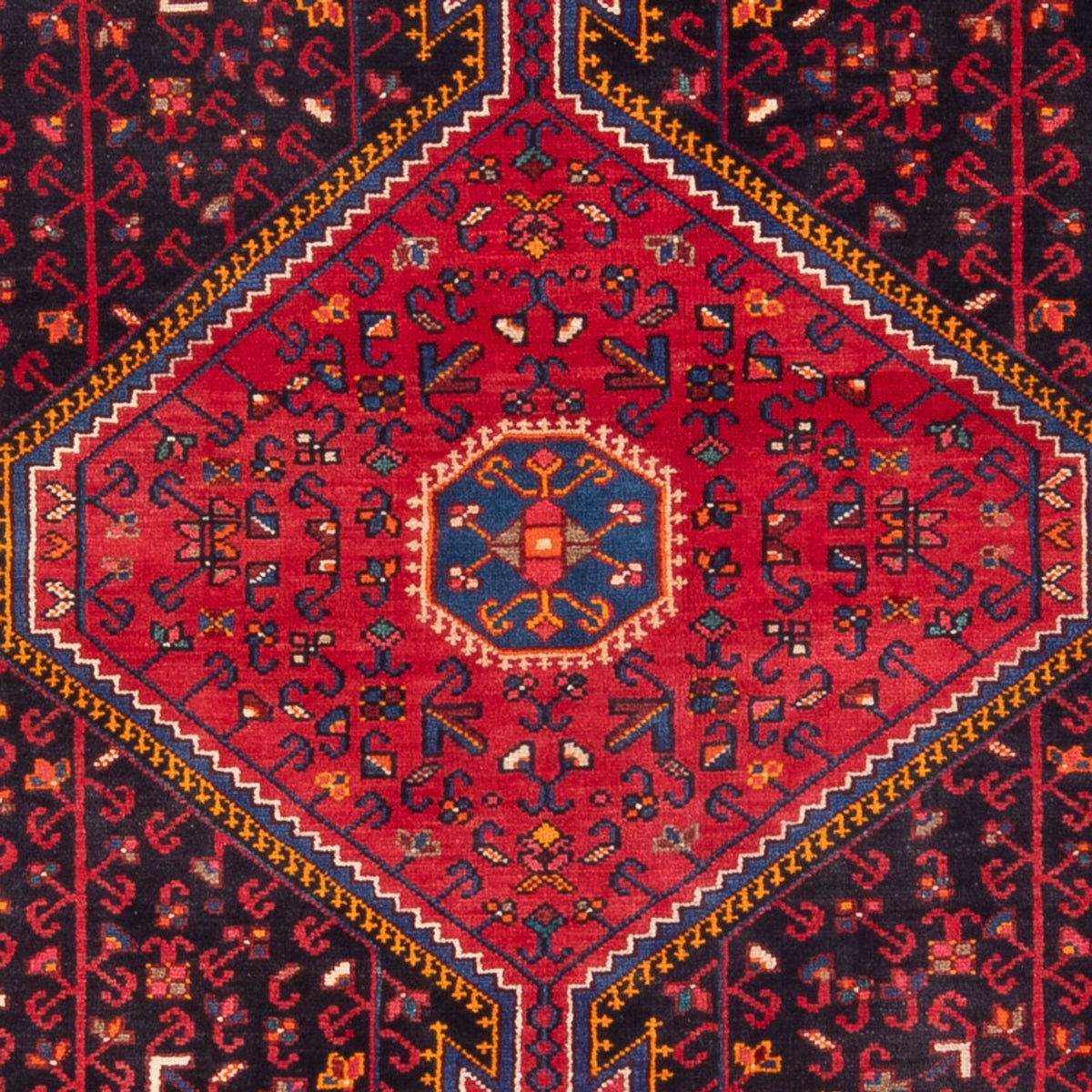 Tapis persan - Nomadic - 230 x 136 cm - bleu foncé