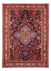 Tapis persan - Nomadic - 273 x 153 cm - bleu foncé