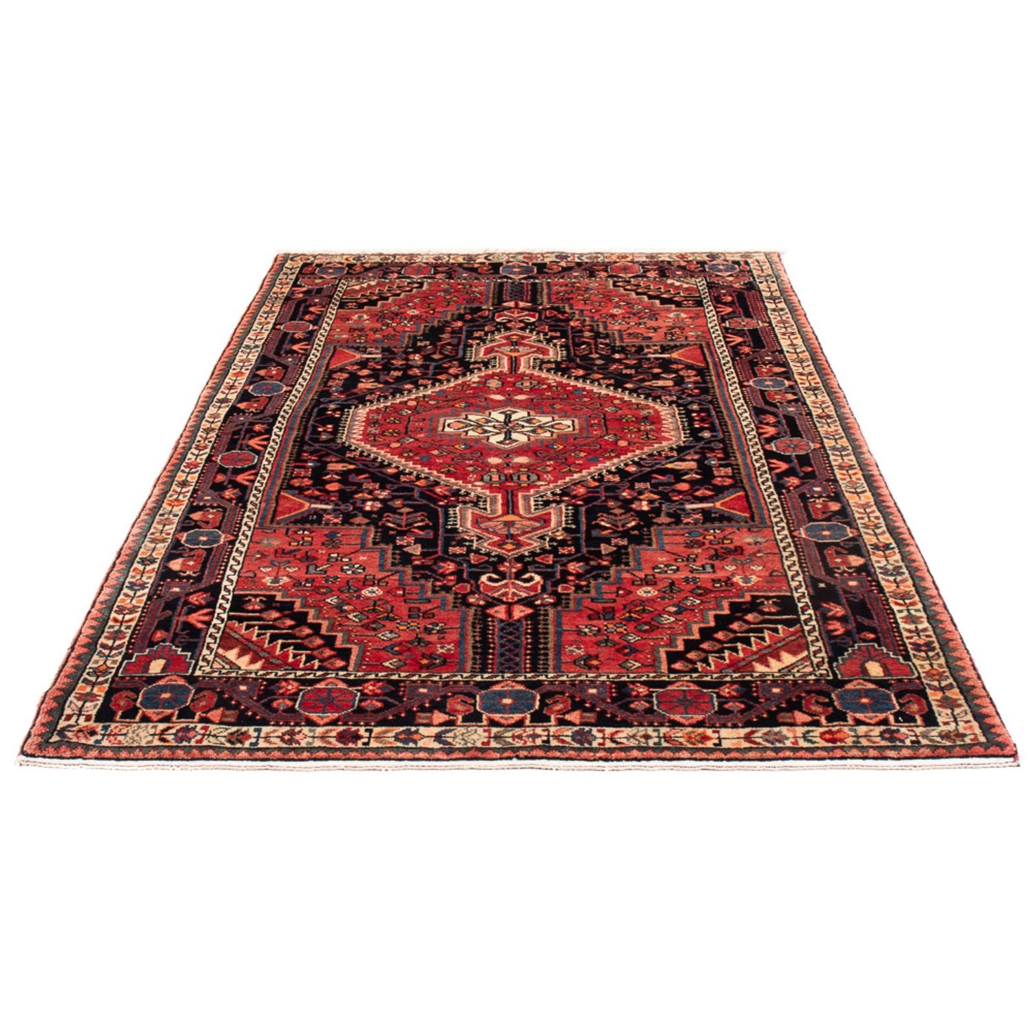 Tapis de couloir Tapis persan - Nomadic - 224 x 129 cm - bleu foncé