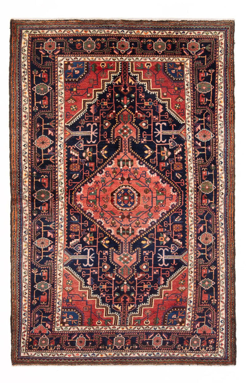 Tapis persan - Nomadic - 215 x 137 cm - bleu foncé