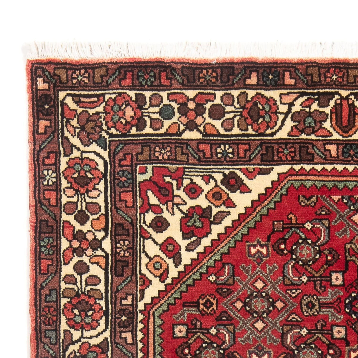 Tapis persan - Nomadic - 198 x 136 cm - rouge