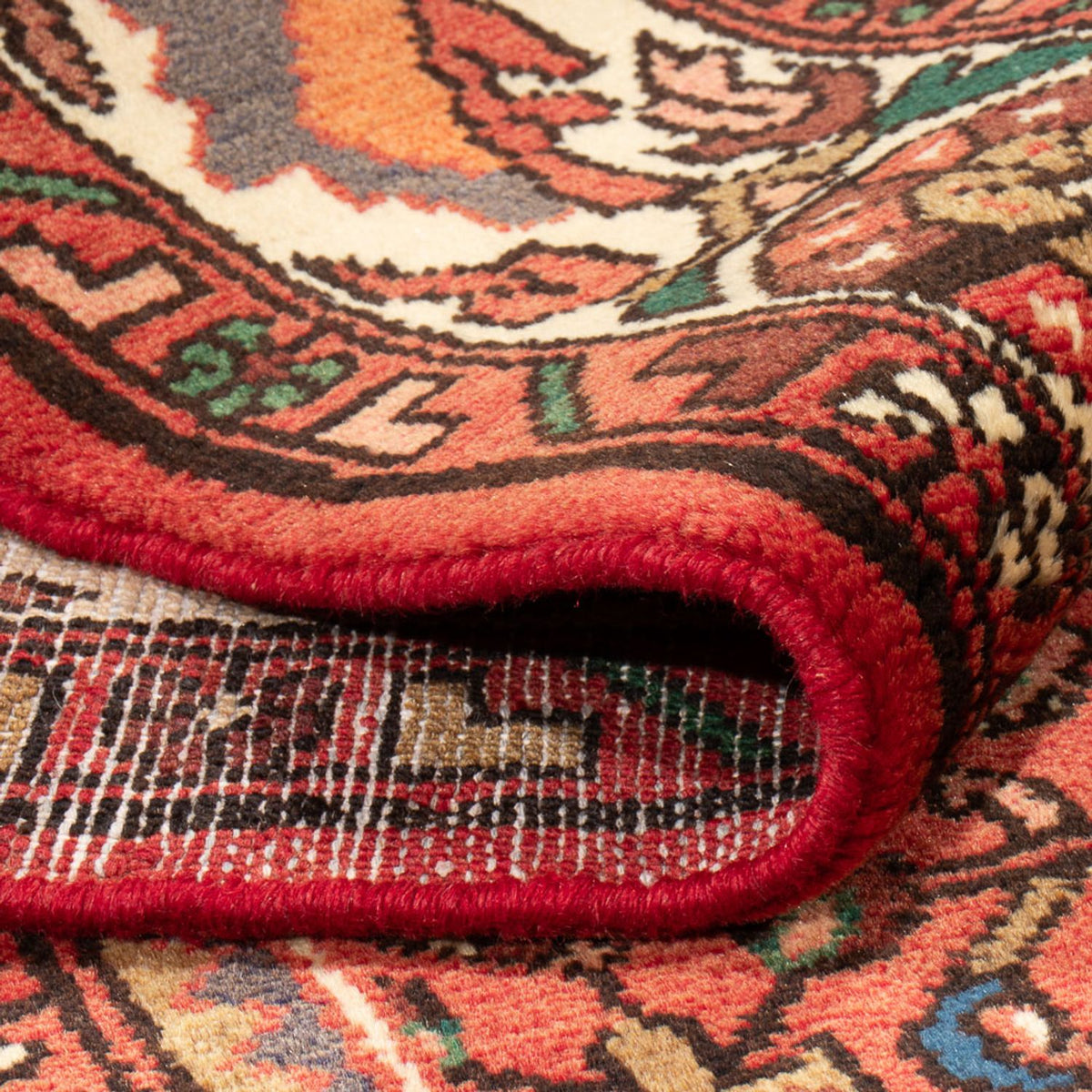 Tapis persan - Nomadic - 210 x 140 cm - rouge