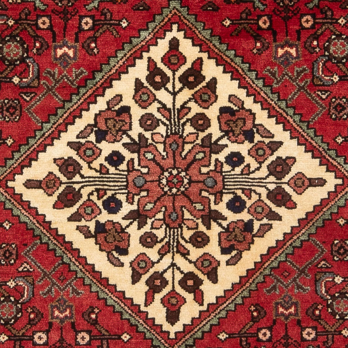 Tapis persan - Nomadic - 203 x 128 cm - rouge