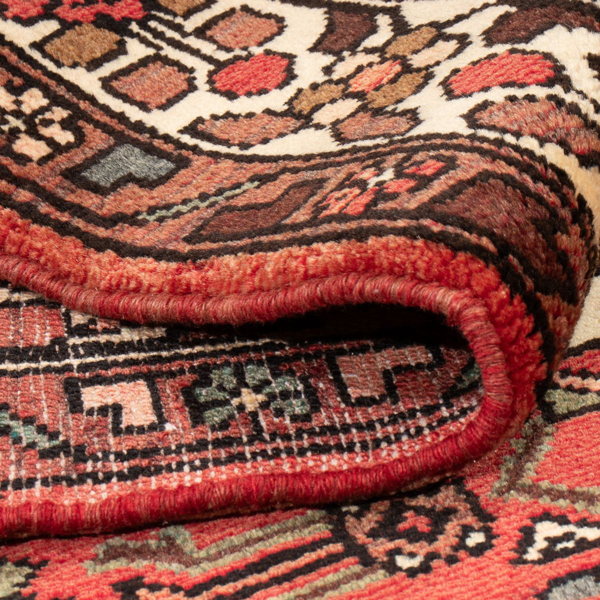 Tapis persan - Nomadic - 203 x 128 cm - rouge