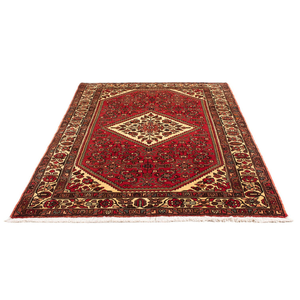 Tapis persan - Nomadic - 203 x 128 cm - rouge