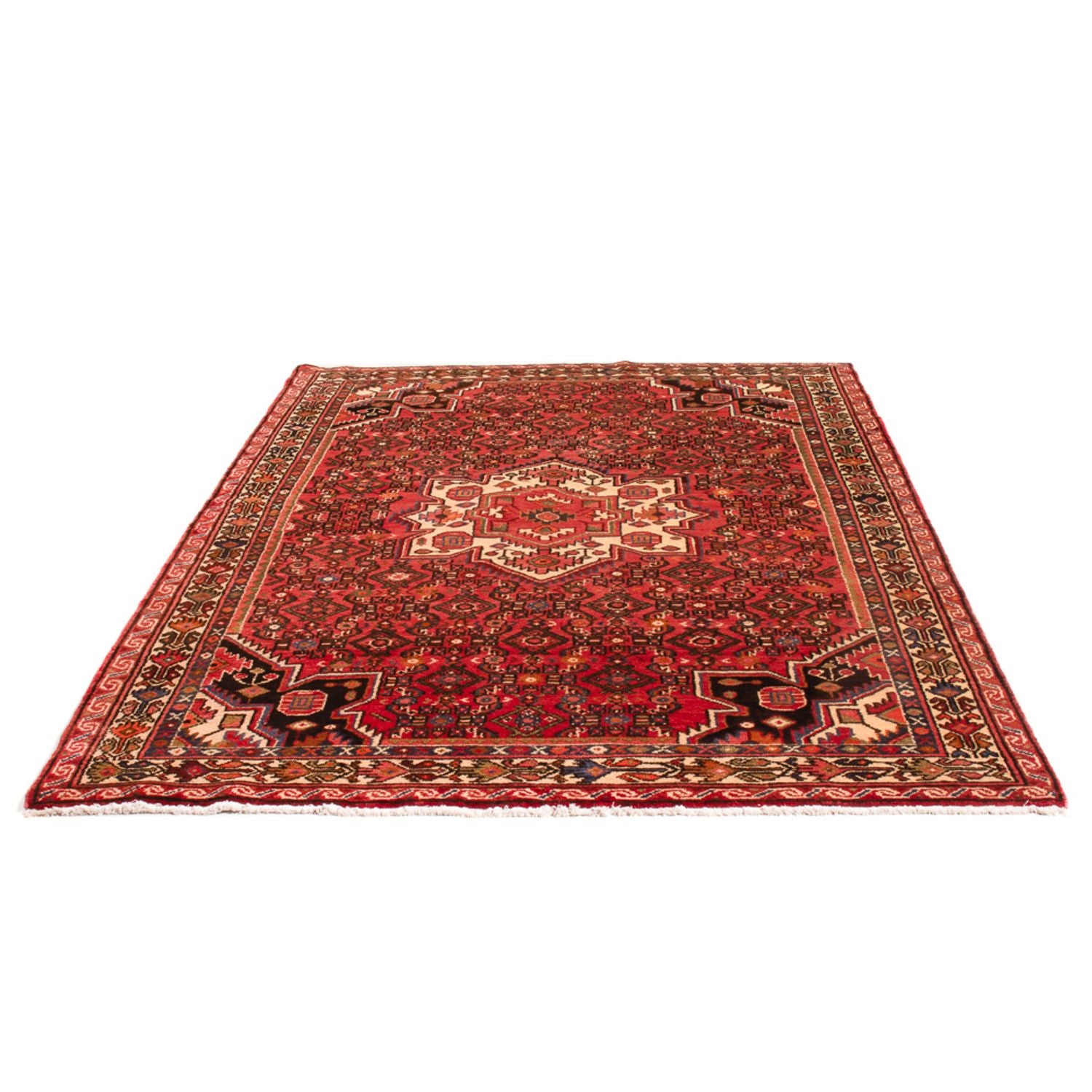 Tapis persan - Nomadic - 220 x 155 cm - rouge