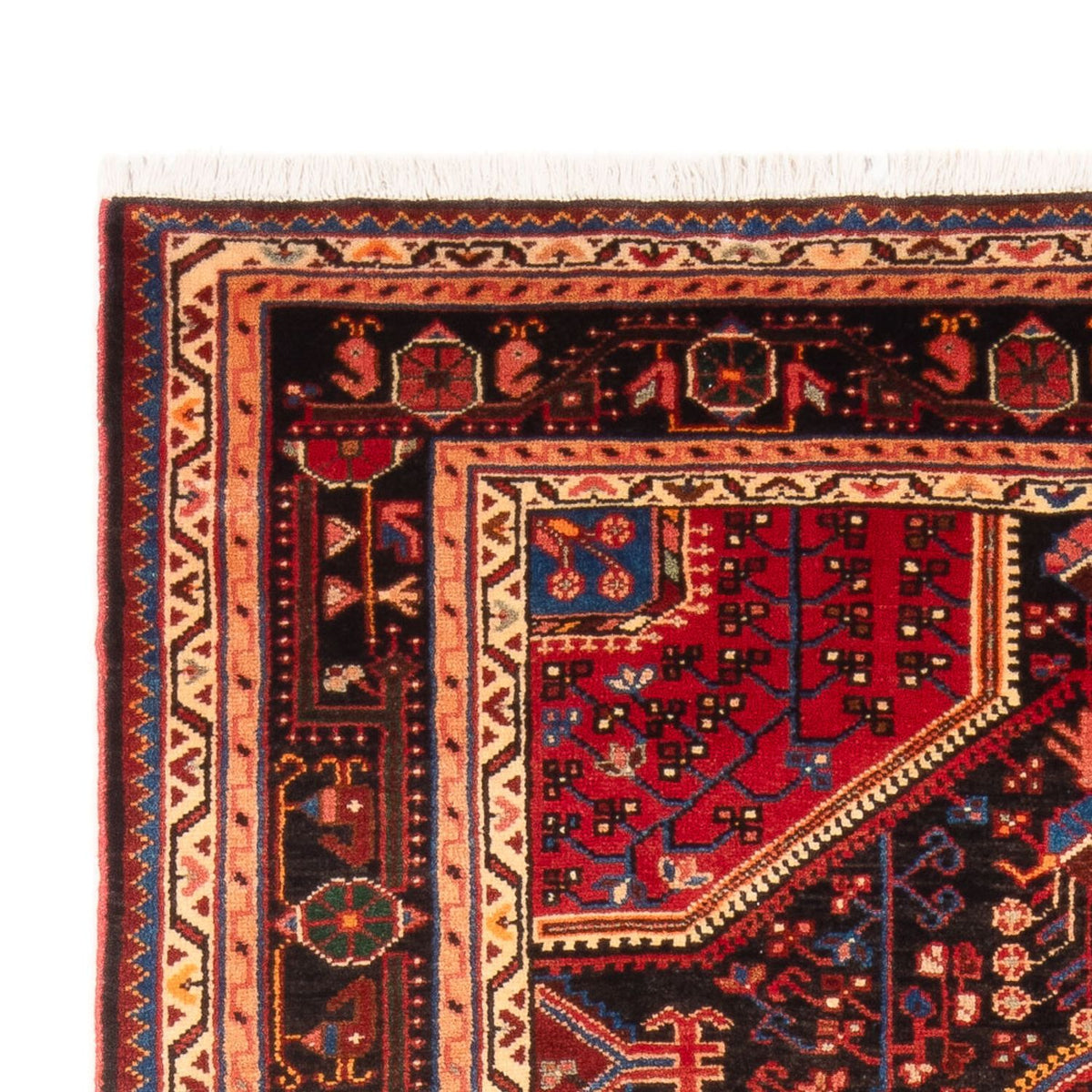 Tapis persan - Nomadic - 236 x 137 cm - bleu foncé