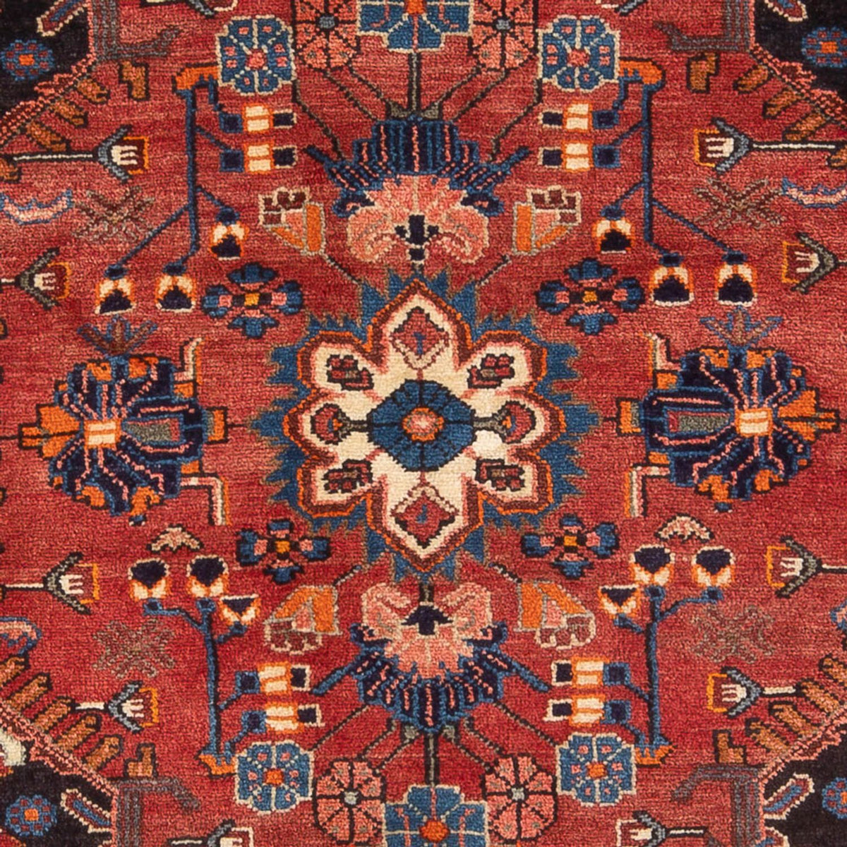 Tapis persan - Nomadic - 210 x 130 cm - rouge