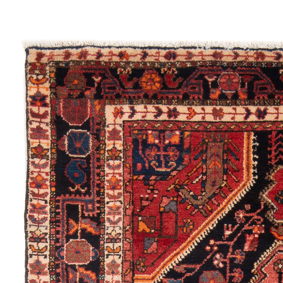 Tapis persan - Nomadic - 215 x 135 cm - bleu foncé