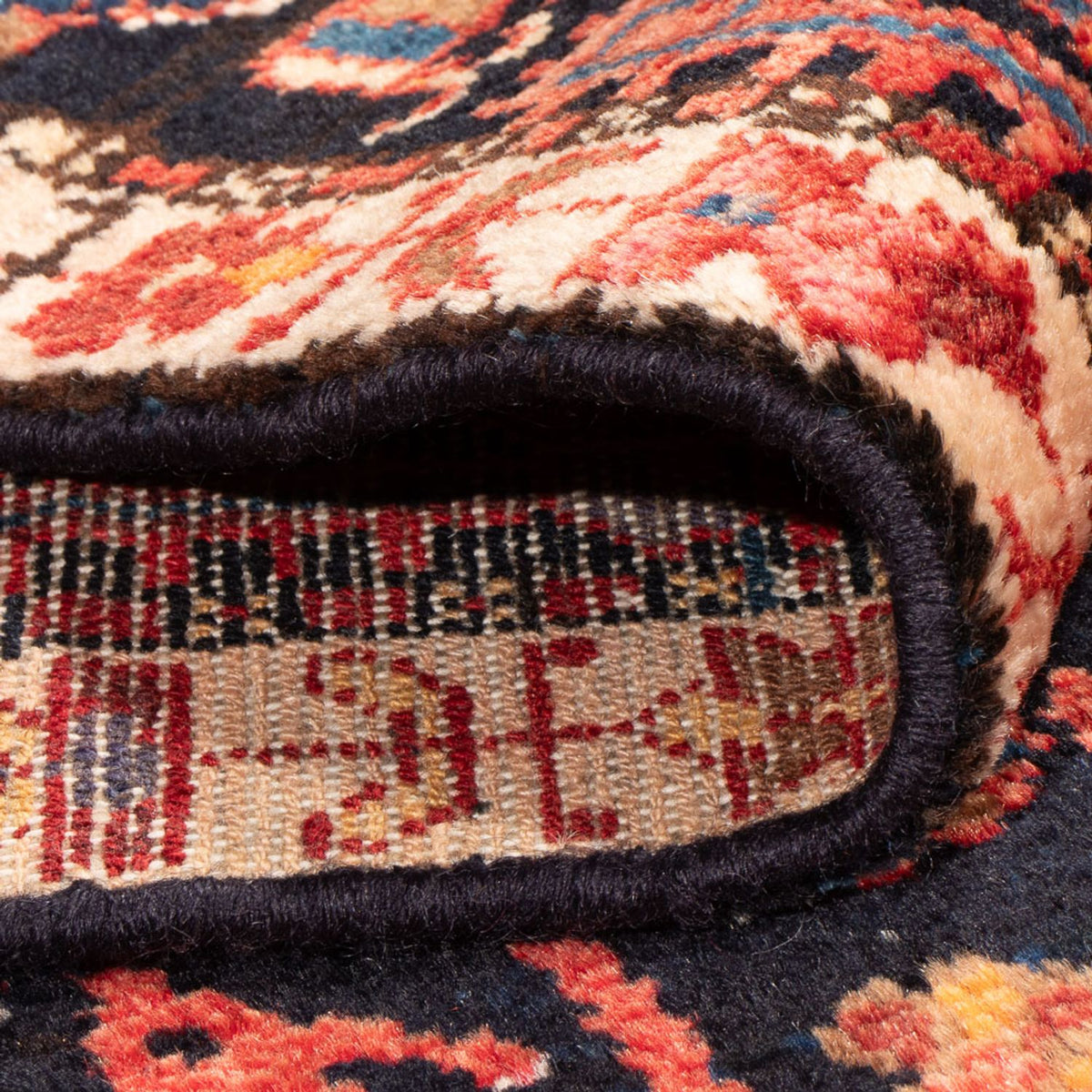 Tapis persan - Nomadic - 215 x 135 cm - bleu foncé