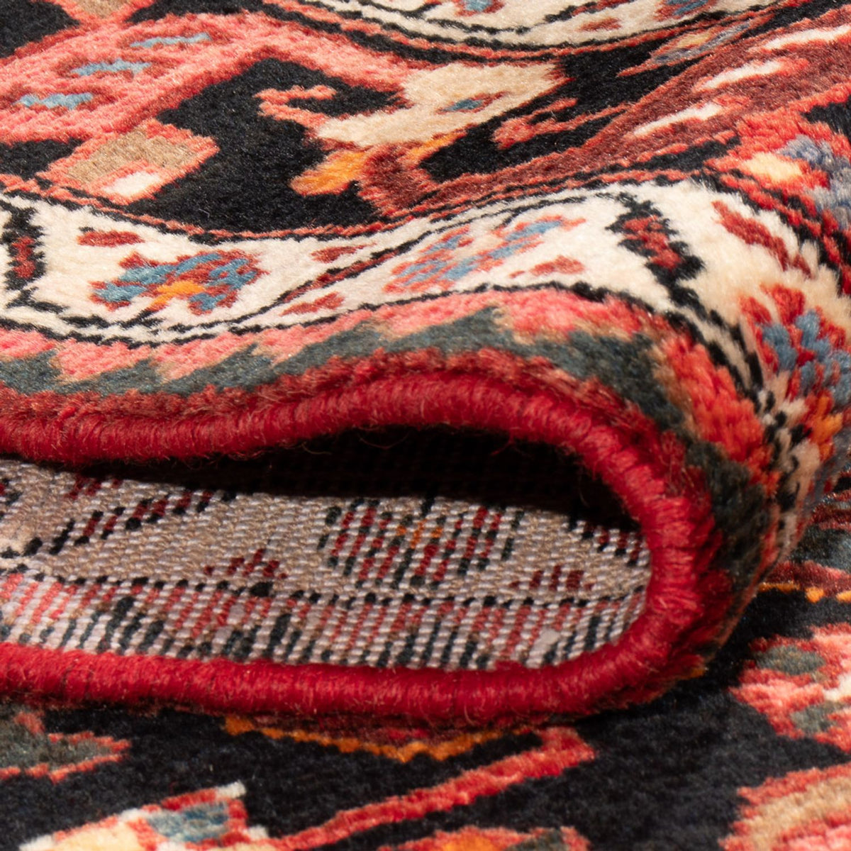 Tapis persan - Nomadic - 215 x 135 cm - bleu foncé