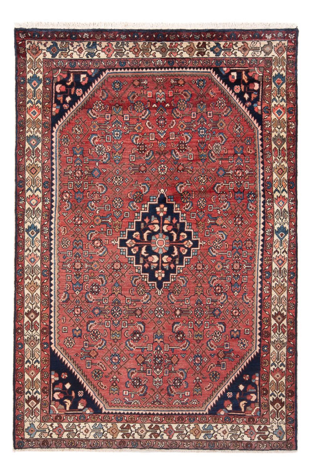Tapis persan - Nomadic - 215 x 140 cm - rouge