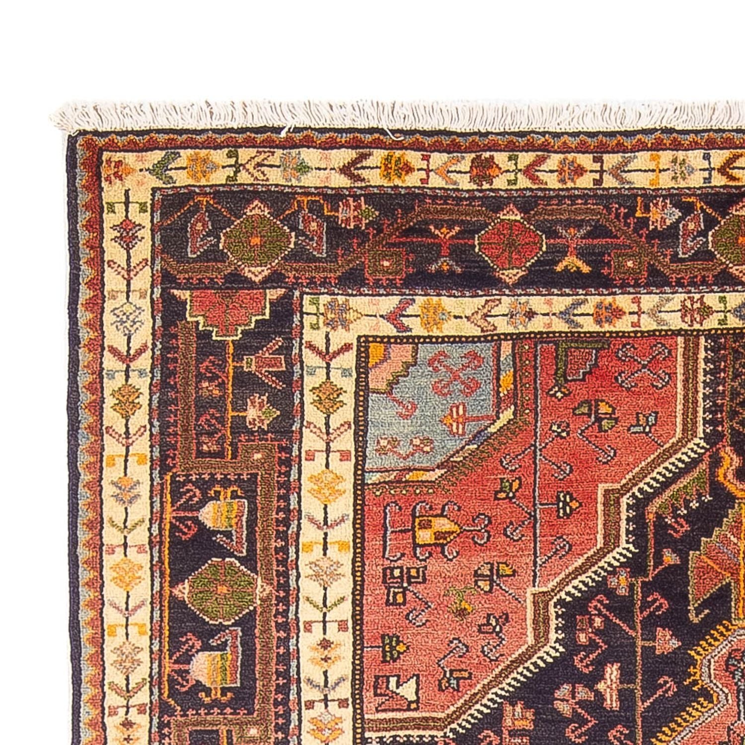 Tapis persan - Nomadic - 223 x 137 cm - rouge clair