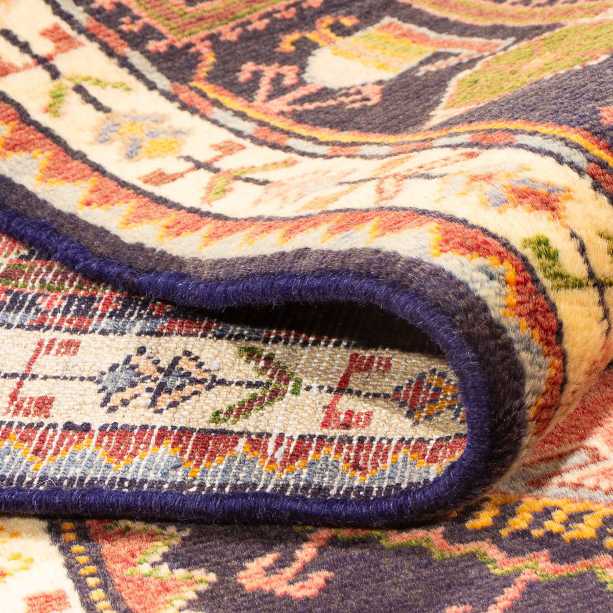 Tapis persan - Nomadic - 223 x 137 cm - rouge clair