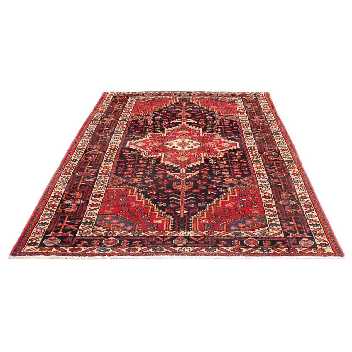 Tapis persan - Nomadic - 240 x 140 cm - rouge clair