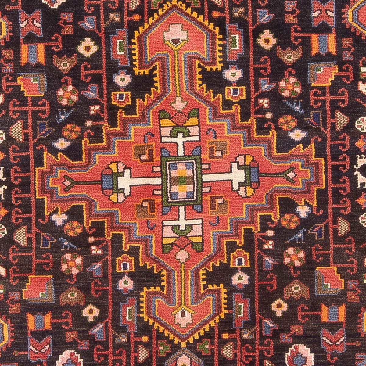 Tapis persan - Nomadic - 233 x 137 cm - rouge clair