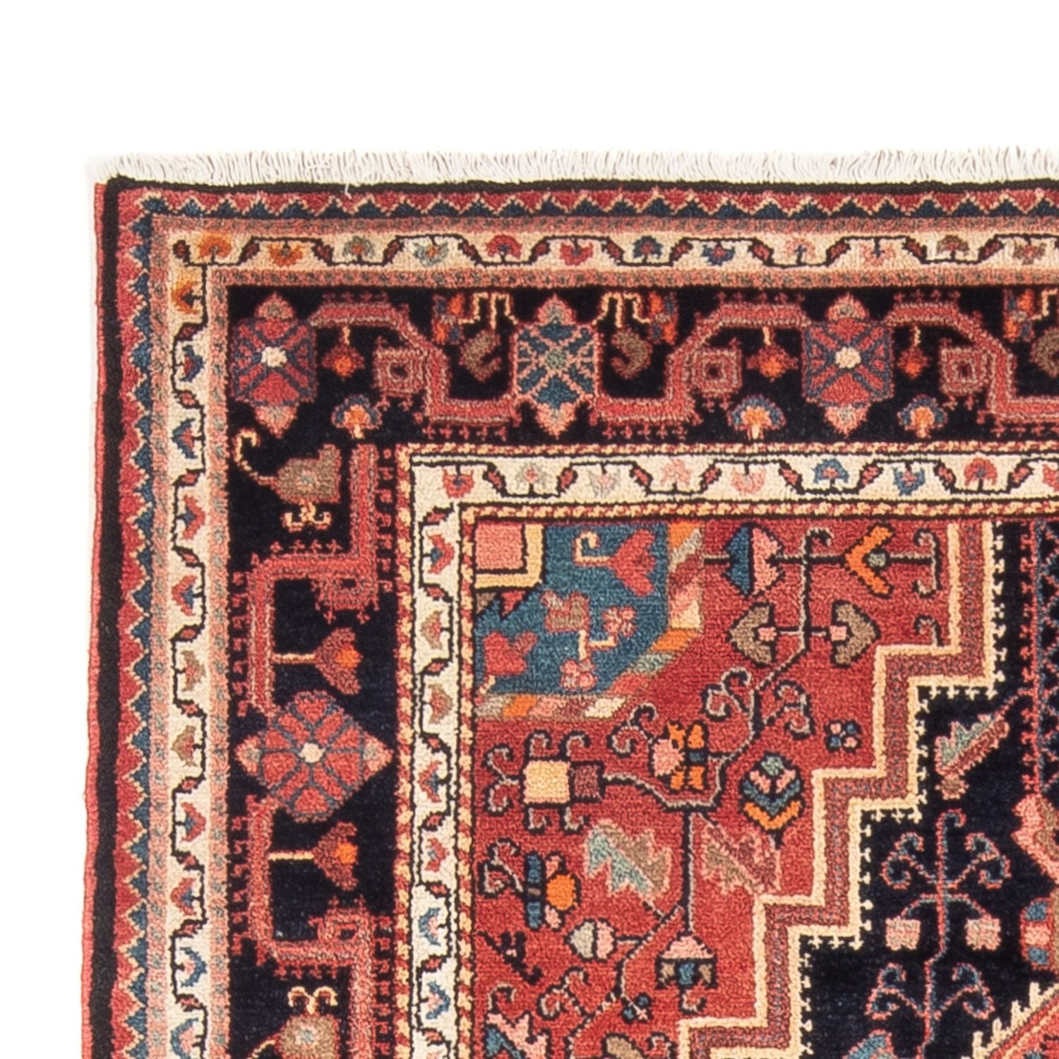 Tapis persan - Nomadic - 240 x 138 cm - rouge clair