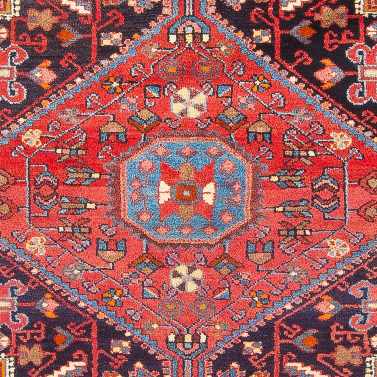 Tapis persan - Nomadic - 234 x 155 cm - rouge clair