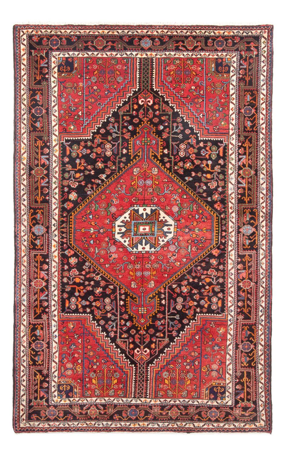 Tapis persan - Nomadic - 250 x 150 cm - rouge