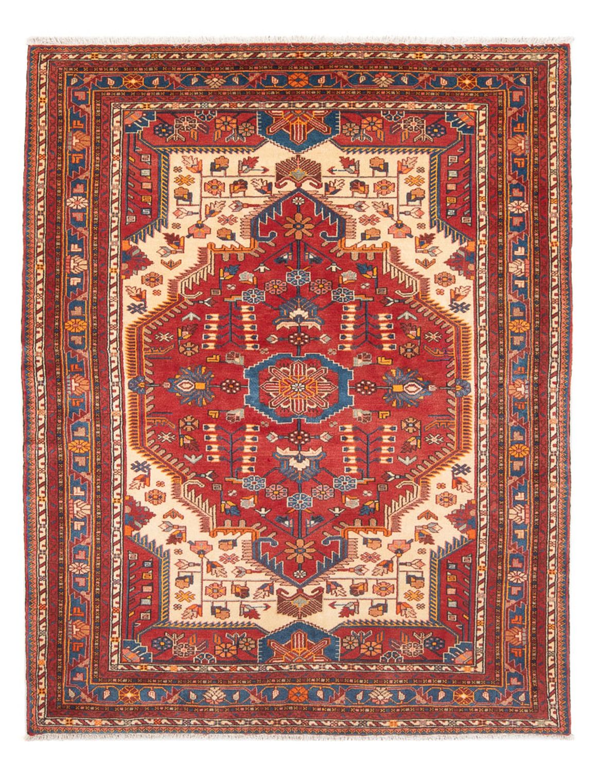 Tapis persan - Nomadic - 225 x 160 cm - rouge