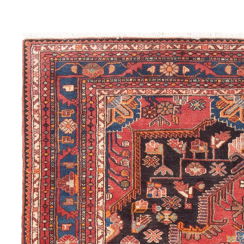 Tapis persan - Nomadic - 221 x 154 cm - rouge clair