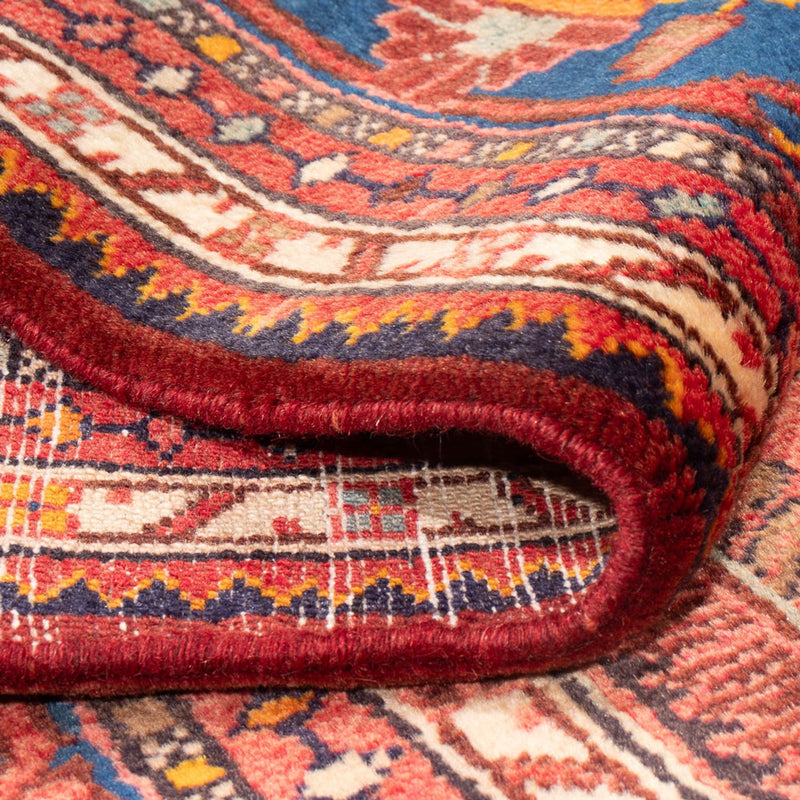 Tapis persan - Nomadic - 221 x 154 cm - rouge clair