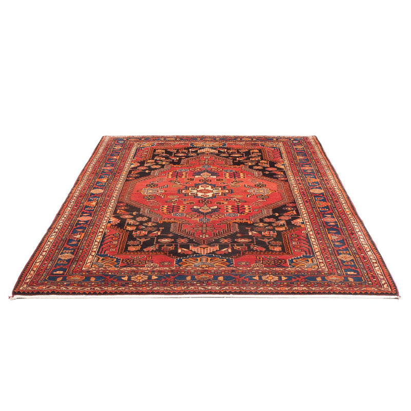 Tapis persan - Nomadic - 221 x 154 cm - rouge clair