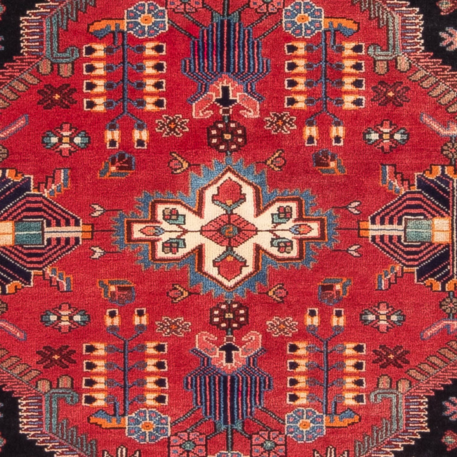 Tapis persan - Nomadic - 222 x 154 cm - rouge
