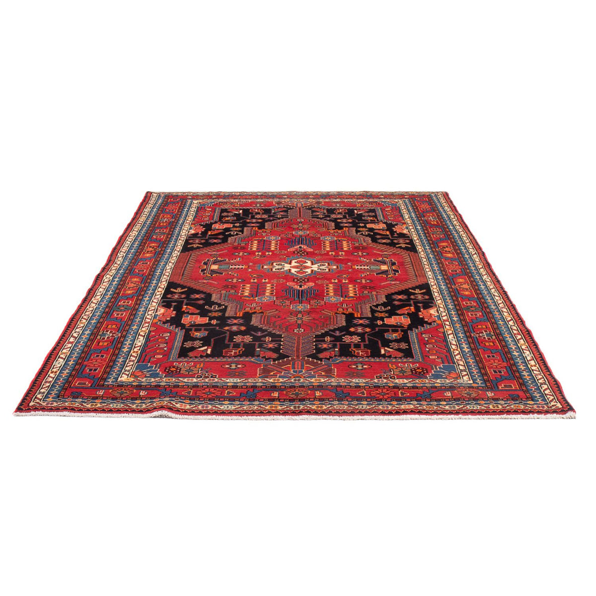 Tapis persan - Nomadic - 222 x 154 cm - rouge