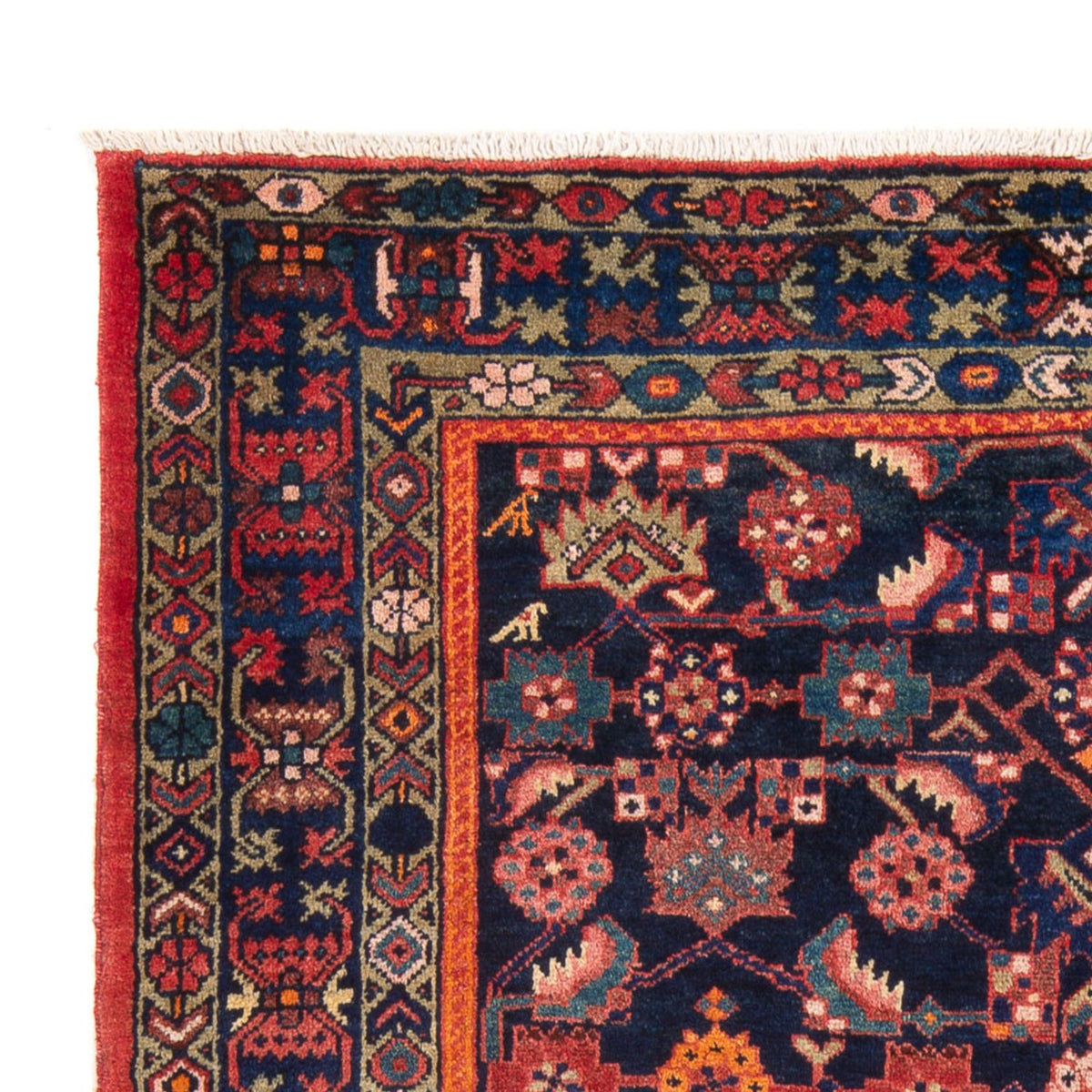 Tapis persan - Nomadic - 205 x 155 cm - bleu foncé