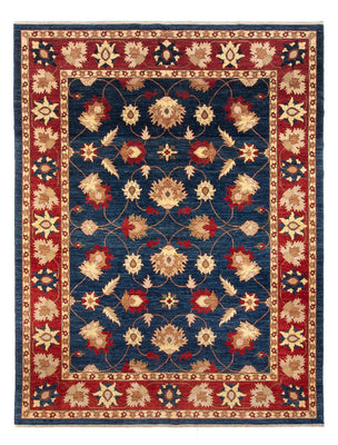 Tapis Ziegler - 379 x 276 cm - bleu foncé