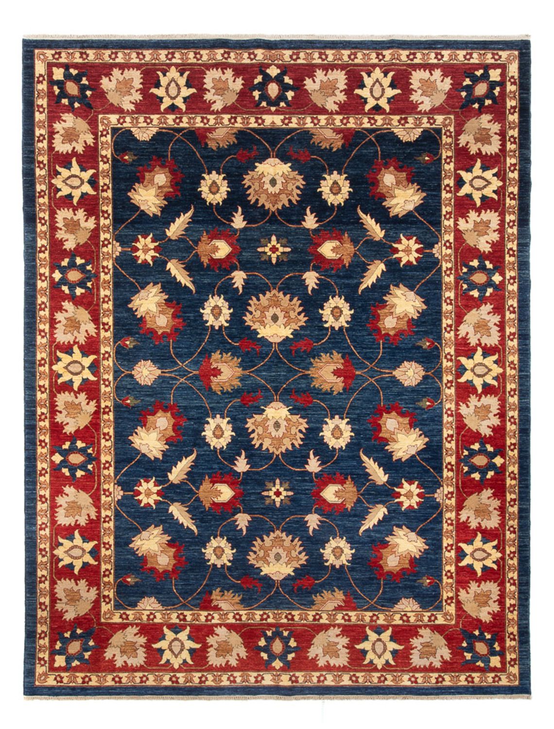 Tapis Ziegler - 379 x 276 cm - bleu foncé