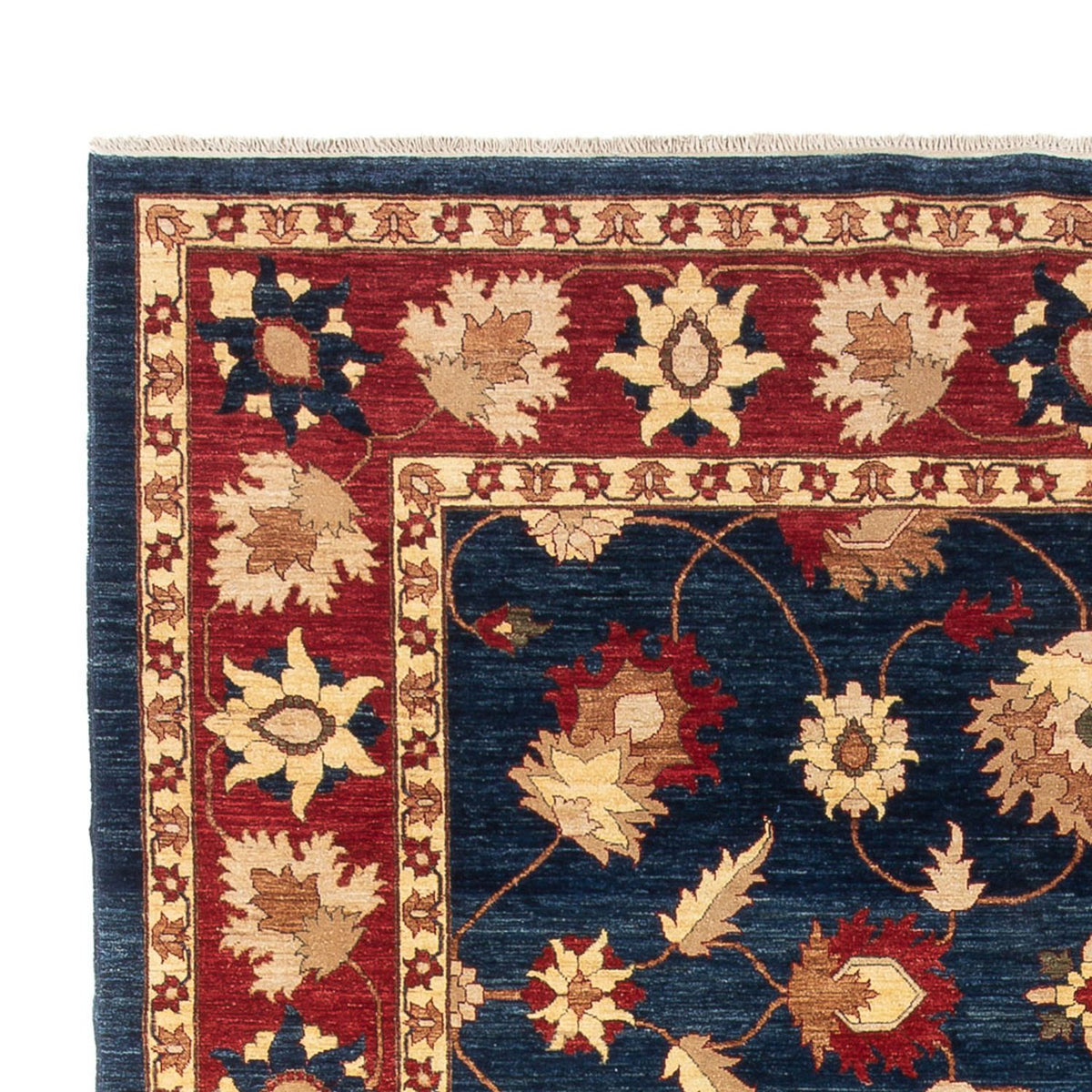 Tapis Ziegler - 379 x 276 cm - bleu foncé