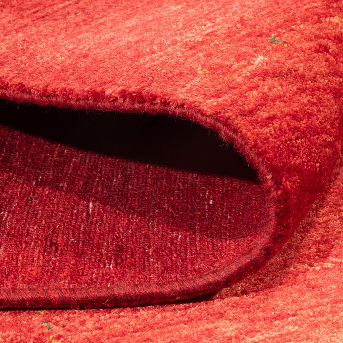 Tapis Gabbeh - Loribaft Persan - 238 x 172 cm - rouge