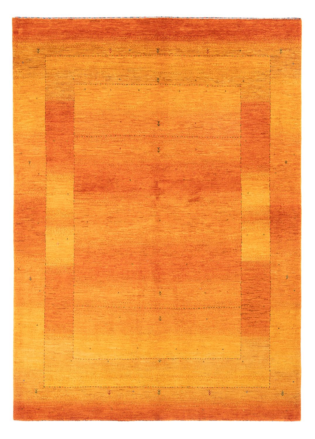 Tapis Gabbeh - Loribaft Persan - 235 x 176 cm - orange