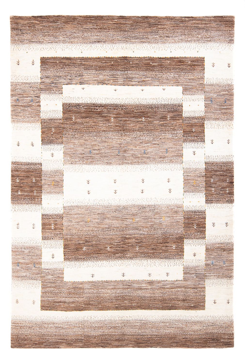Tapis Gabbeh - Loribaft Persan - 244 x 167 cm - multicolore