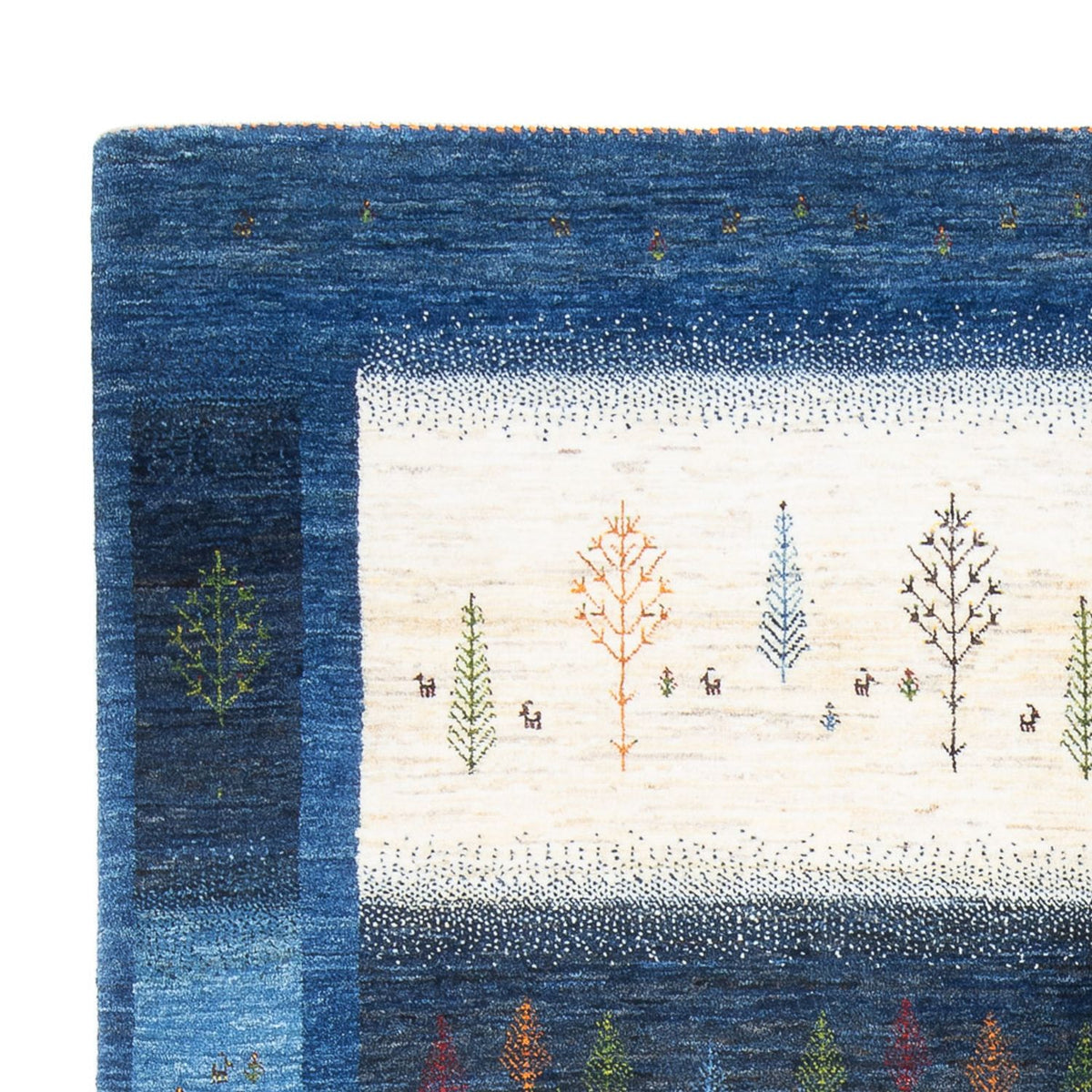 Tapis Gabbeh - Loribaft Persan - 247 x 181 cm - multicolore