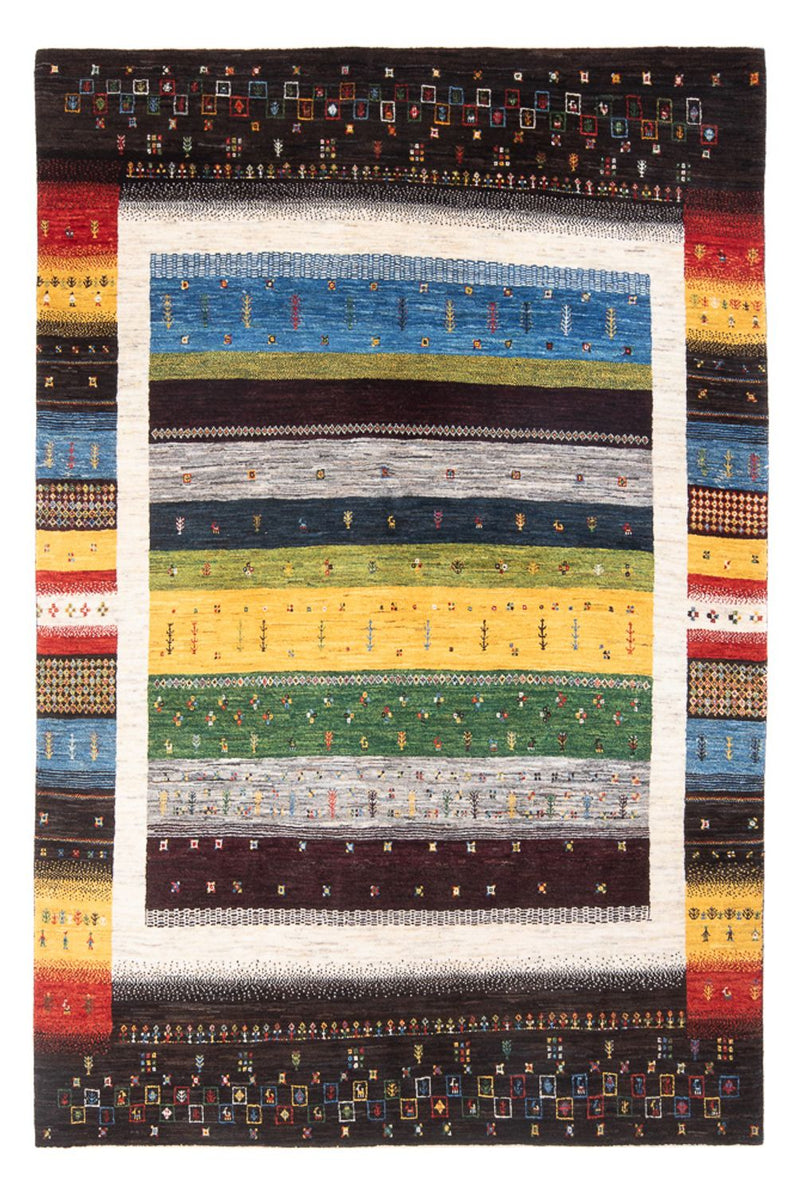Tapis Gabbeh - Loribaft Persan - 260 x 178 cm - multicolore