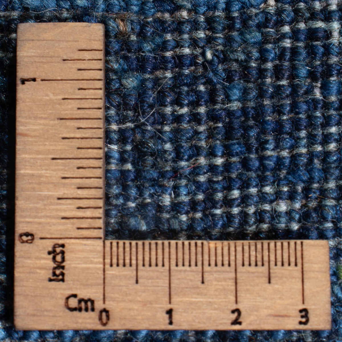 Tapis Gabbeh - Loribaft Persan - 216 x 183 cm - bleu foncé