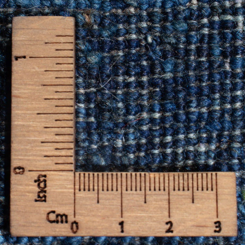 Tapis Gabbeh - Loribaft Persan - 216 x 183 cm - bleu foncé