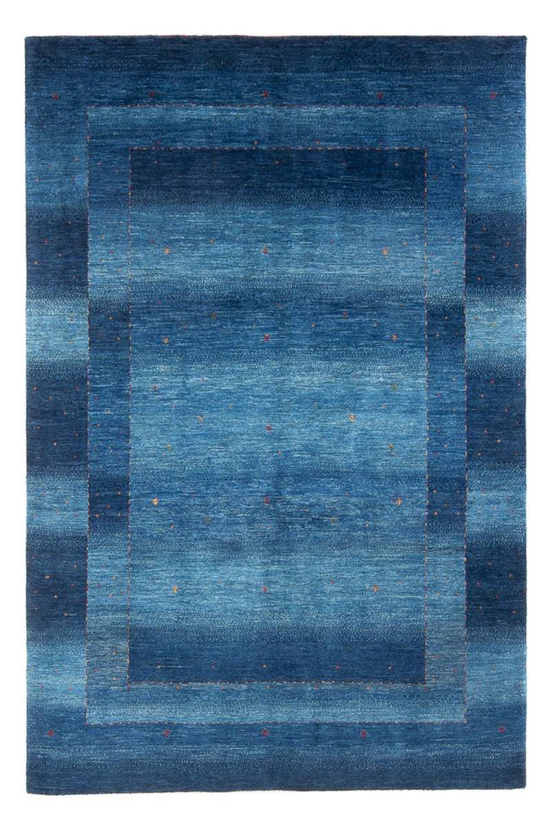 Tapis Gabbeh - Loribaft Persan - 252 x 173 cm - bleu foncé